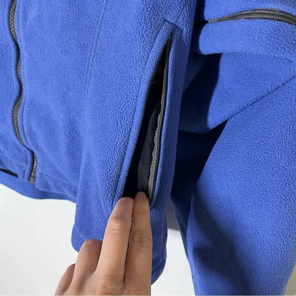 Marmot Blue Windstopper Fleece Zip Up - Picture 3 of 8